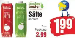 Edeka becker's bester Säfte Angebot