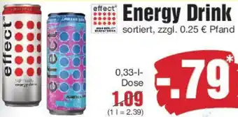 Edeka effect Energy Drink Angebot