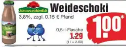 Edeka Schwarzwaldmilch Weideschoki Angebot