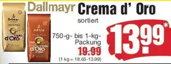 Edeka Dallmayr Crema d' Oro Angebot