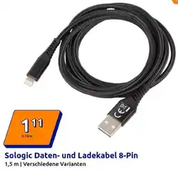 Action Sologic Daten- und Ladekabel 8-Pin Angebot