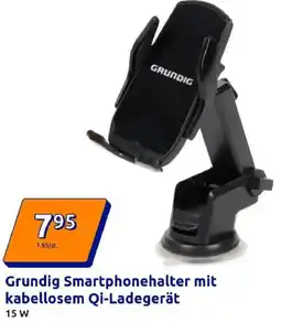 Action Grundig Smartphonehalter mit kabellosem Qi-Ladegerät Angebot