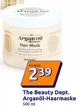 Action The Beauty Dept. Arganöl-Haarmaske Angebot