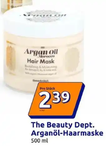 Action The Beauty Dept. Arganöl-Haarmaske Angebot