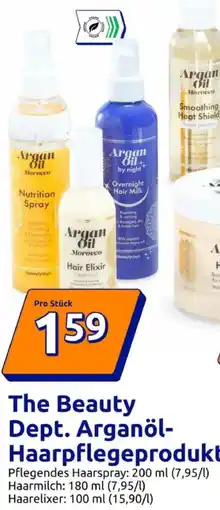 Action The Beauty Dept. Arganöl Haarpflegeprodukte Angebot