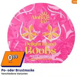 Action Po- oder Brustmaske Angebot