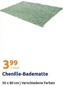 Action Chenille-Badematte Angebot
