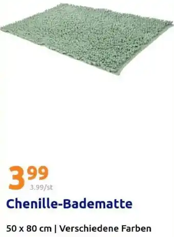 Action Chenille-Badematte Angebot