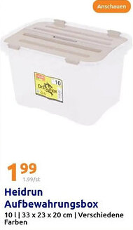 Action Heidrun Aufbewahrungsbox Angebot