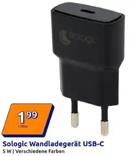 Action Sologic Wandladegerät USB-C Angebot