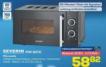Euronics Severin mw 9272 mikrowelle Angebot