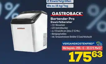 Euronics Gastroback bartender pro eiswürfelbereiter Angebot