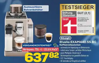 Euronics Delonghi rivelia exam440.55.bg kaffeevollautomat Angebot