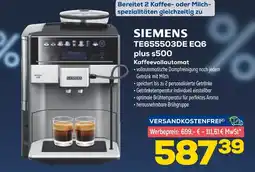 Euronics Siemens te655503de eq6 plus s500 kaffeevollautomat Angebot