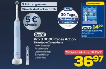 Euronics Oral-b pro 3 3000 cross action elektrische zahnbürste Angebot