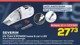 Euronics Severin hv 7144 s'power home & car li 20 Angebot