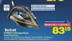 Euronics Tefal fv9847 ultimate pure dampfbügeleisen Angebot