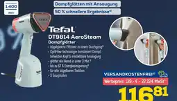 Euronics Tefal dt9814 aerosteam dampfgätter Angebot