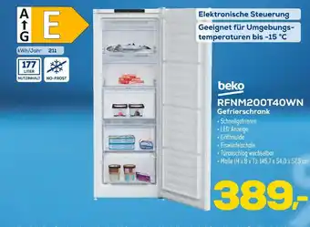 Euronics Beko rfnm200t40wn gefrierschrank Angebot