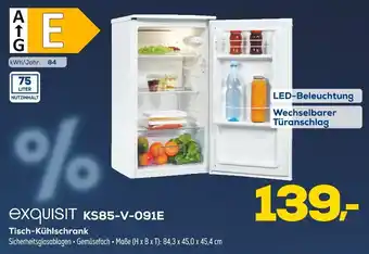 Euronics Exquisit ks85-v-091e tisch-kühlschrank Angebot