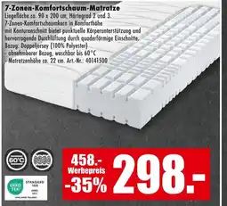 Möbel Mahler 7-zonen-komfortschaum-matratze Angebot