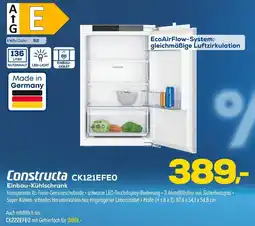 Euronics Constructa ck121efe0 einbau-kühlschrank Angebot