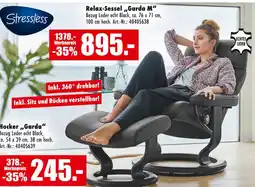 Möbel Mahler Stressless relax-sessel „garda m“ oder hocker „garda“ Angebot