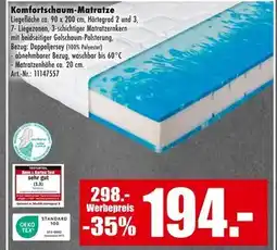 Möbel Mahler Komfortschaum-matratze Angebot