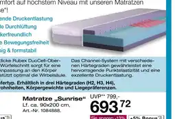 Möbel Inhofer Matratze „sunrise“ Angebot