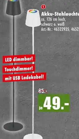 Möbel Mahler Akku-stehleuchte Angebot