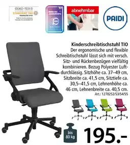 Zurbrüggen Paidi kinderschreibtischstuhl tio Angebot