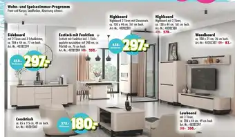 Möbel Mahler Wohn- und speisezimmer-programm Angebot