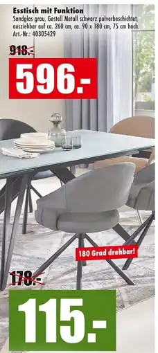 Möbel Mahler Esstisch mit funktion Angebot