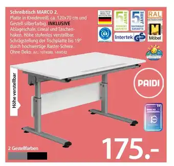 Zurbrüggen Paidi schreibtisch marco 2 Angebot