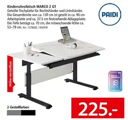 Zurbrüggen Paidi kinderschreibtisch marco 2 gt Angebot
