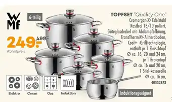 Möbel Kraft Wmf topfset 'quality one' Angebot