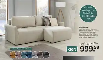 ROLLER Funktionssofa Angebot