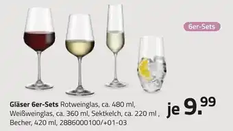 ROLLER Gläser 6er-sets Angebot