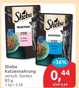 Budni Sheba katzennahrung selection Angebot
