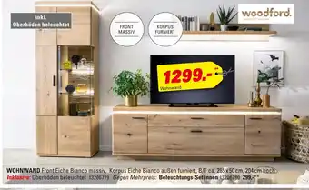 Höffner Woodford wohnwand Angebot