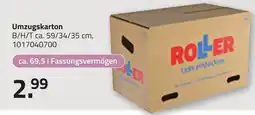 ROLLER Roller umzugskarton Angebot