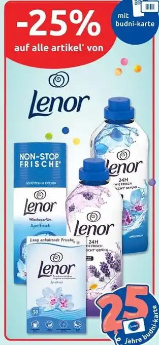Budni Lenor lenor wäscheparfüm aprilfrisch Angebot