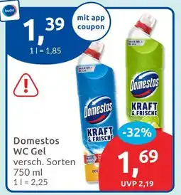 Budni Domestos kraft & frische wc gel Angebot