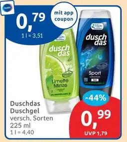 Budni Duschdas limette minze duschgel Angebot