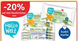 Budni Hallo welt sensitive feuchttücher Angebot