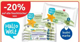 Budni Hallo welt sensitive feuchttücher Angebot