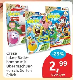 Budni Craze inkee badebombe mit überraschung hello kitty Angebot
