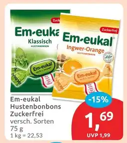 Budni Em-eukal klassisch hustenbonbons zuckerfrei Angebot