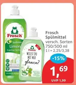 Budni Frosch spülmittel limone Angebot