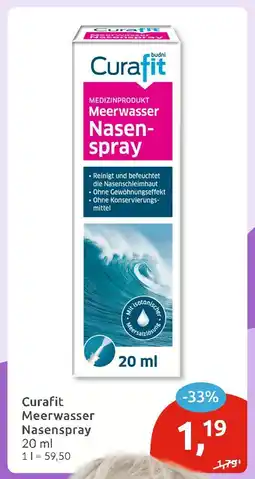 Budni Curafit meerwasser nasenspray Angebot